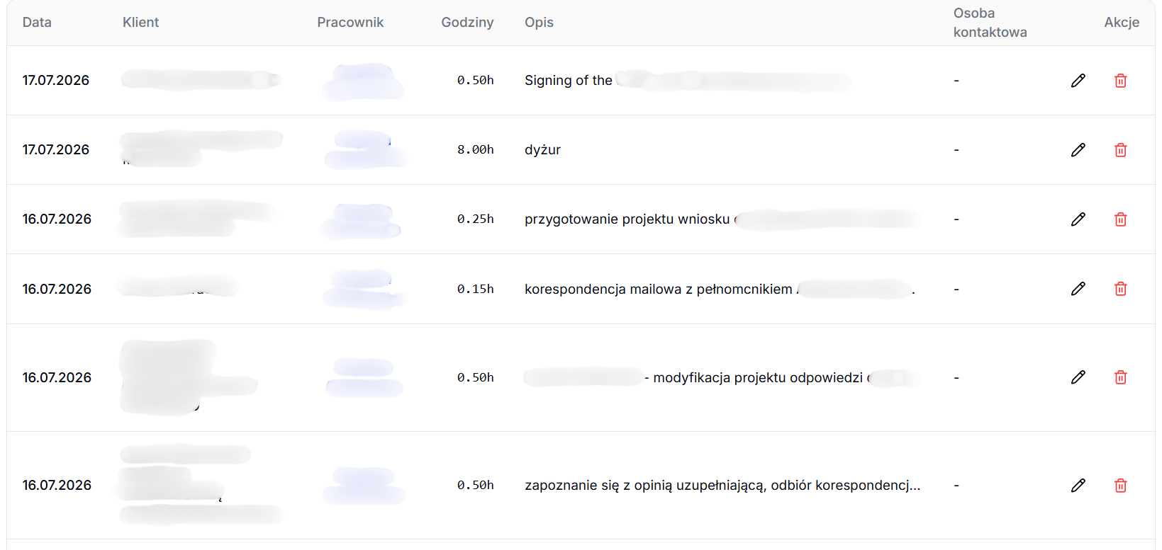 Tracker godzin i generator faktur dla kancelarii — fig 6